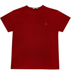 Мужская футболка Doomilai 100% хлопок (бордовый) Арт.1854