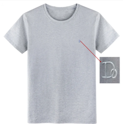 Мужская футболка Doomilai 100% хлопок (серый) Арт.1845, фото 1