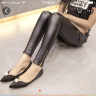 Женские стильные кожаные лосины с змейкой Арт.CZ804, фото 1